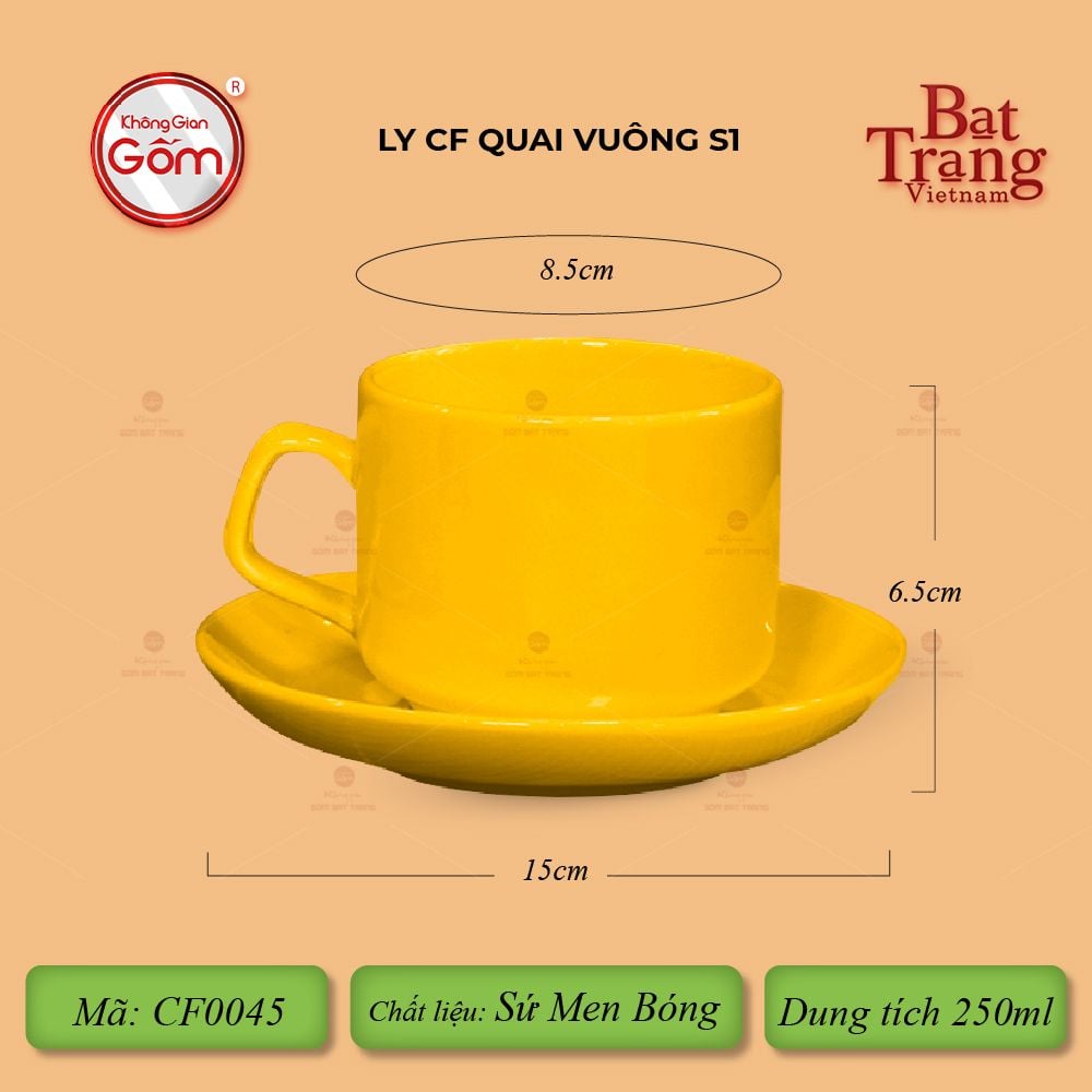 Bộ Ly Tách Cà Phê Sứ