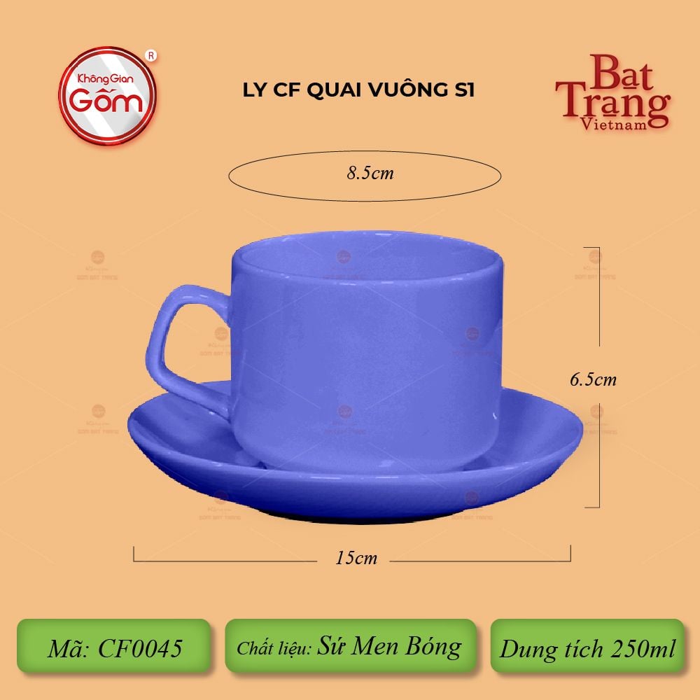 Bộ Ly Tách Cà Phê Sứ