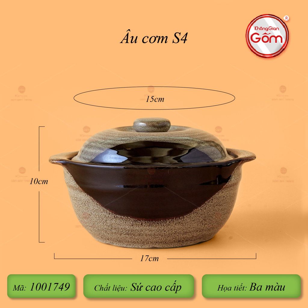 Bộ Bát Đĩa Bát Tràng Men Hỏa Biến Ba Màu