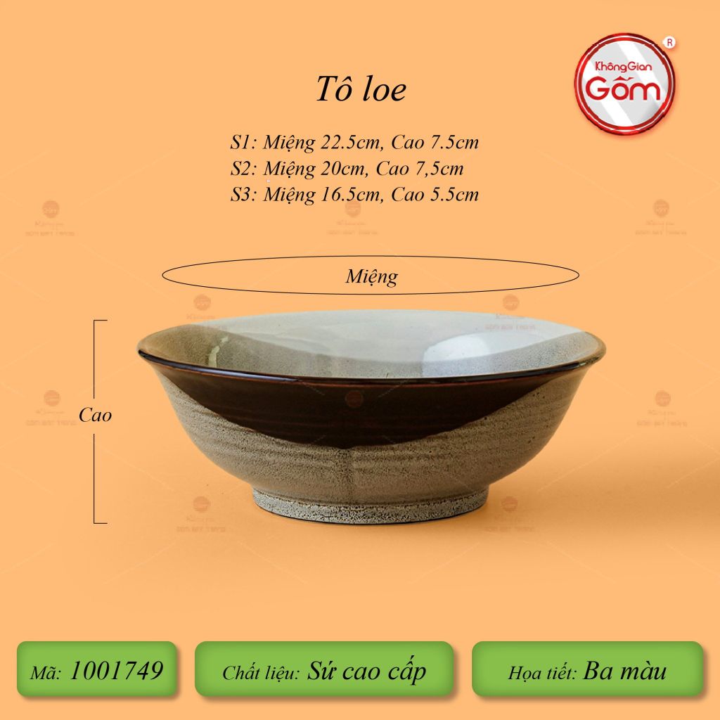 Bộ Bát Đĩa Bát Tràng Men Hỏa Biến Ba Màu