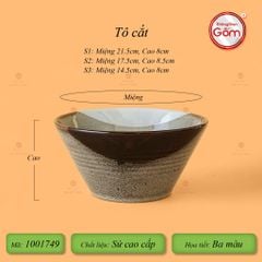 Bộ Bát Đĩa Bát Tràng Men Hỏa Biến Ba Màu