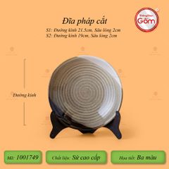 Đĩa Pháp Cắt Ba Màu