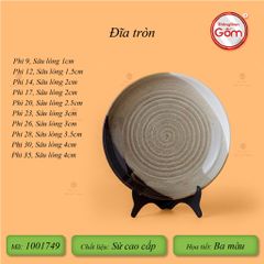 Bộ Bát Đĩa Bát Tràng Men Hỏa Biến Ba Màu