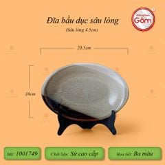 Đĩa Bầu Dục Ba Màu
