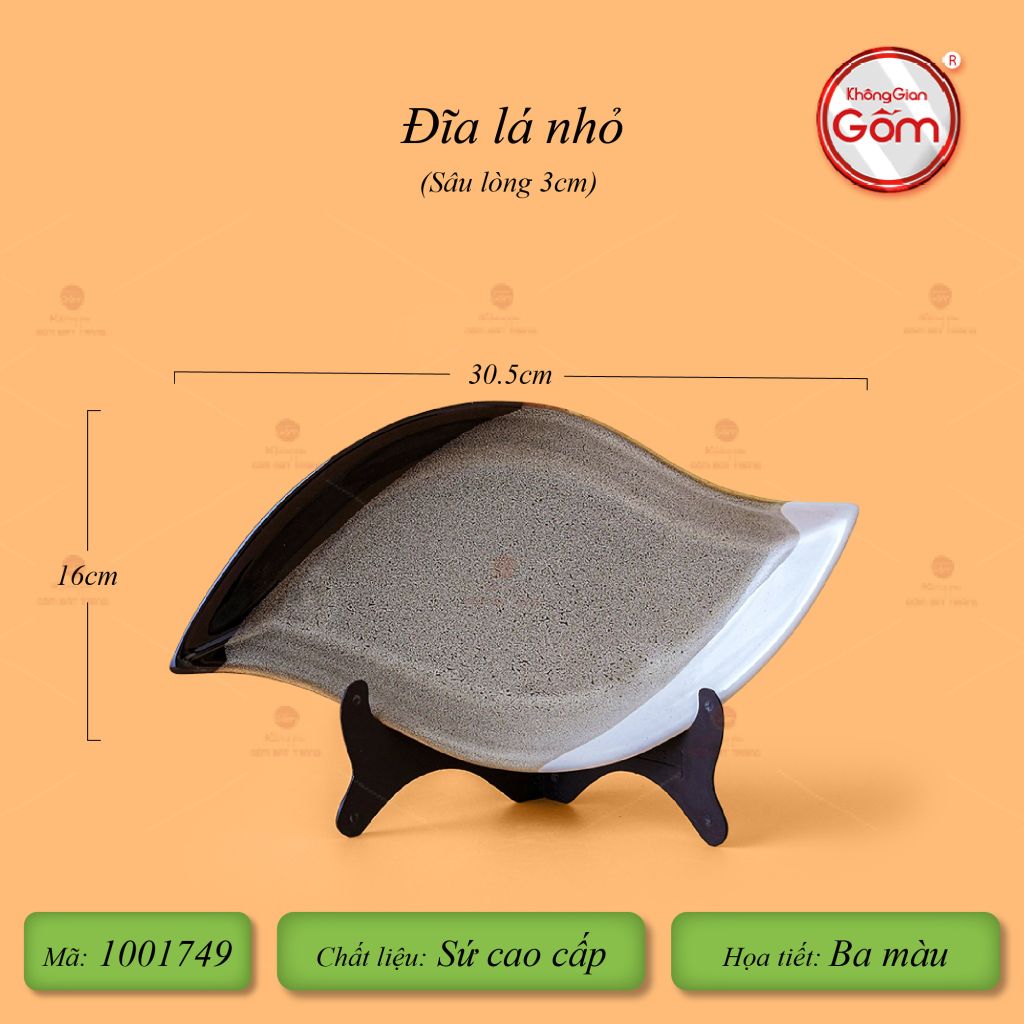 Đĩa Lá Nhỏ Ba Màu