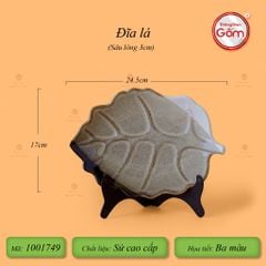 Bộ Bát Đĩa Bát Tràng Men Hỏa Biến Ba Màu