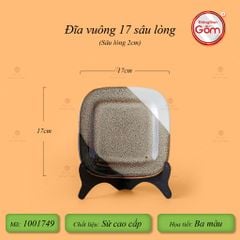 Bộ Bát Đĩa Bát Tràng Men Hỏa Biến Ba Màu