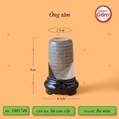 Bộ Bát Đĩa Bát Tràng Men Hỏa Biến Ba Màu