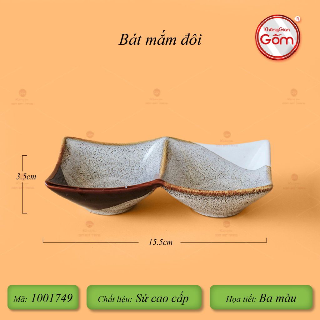 Bộ Bát Đĩa Bát Tràng Men Hỏa Biến Ba Màu