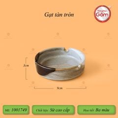 Gạt Tàn Tròn Ba Màu
