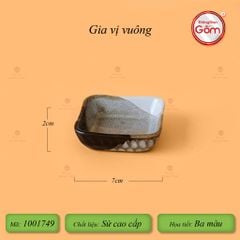 Bộ Bát Đĩa Bát Tràng Men Hỏa Biến Ba Màu