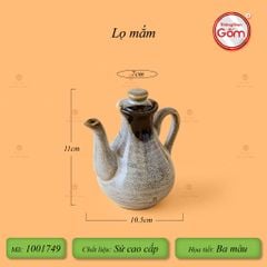 Bộ Bát Đĩa Bát Tràng Men Hỏa Biến Ba Màu