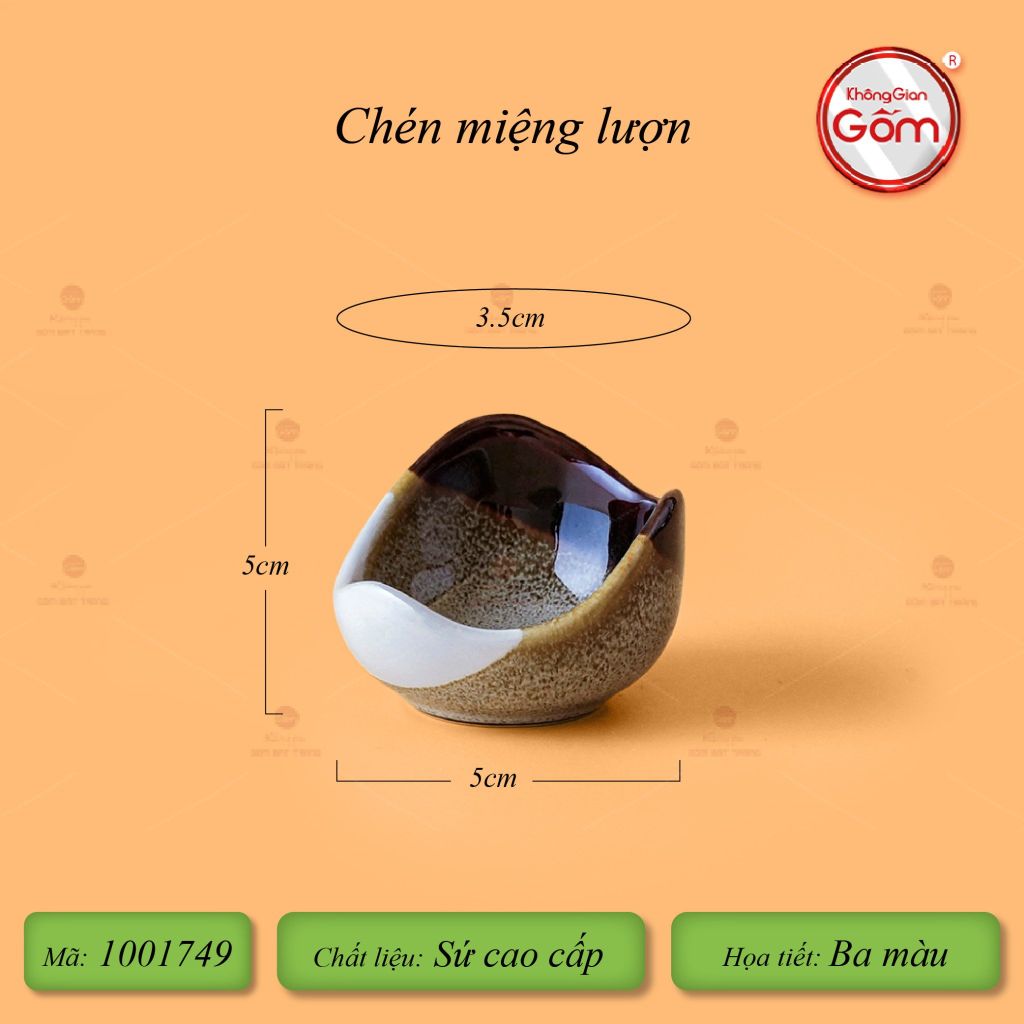 Bộ Bát Đĩa Bát Tràng Men Hỏa Biến Ba Màu