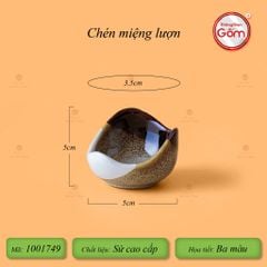 Bộ Bát Đĩa Bát Tràng Men Hỏa Biến Ba Màu