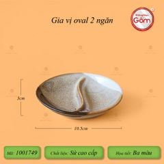 Bộ Bát Đĩa Bát Tràng Men Hỏa Biến Ba Màu