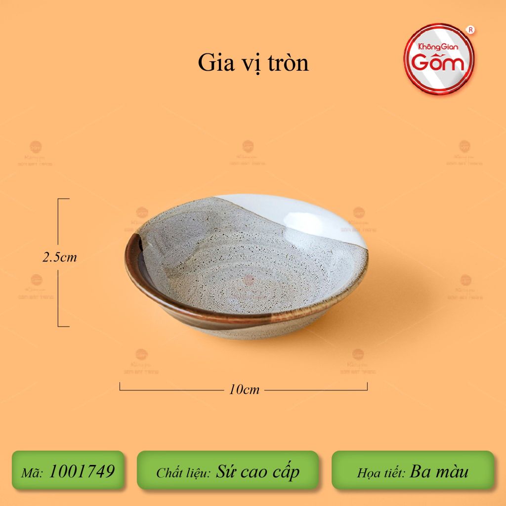 Bộ Bát Đĩa Bát Tràng Men Hỏa Biến Ba Màu