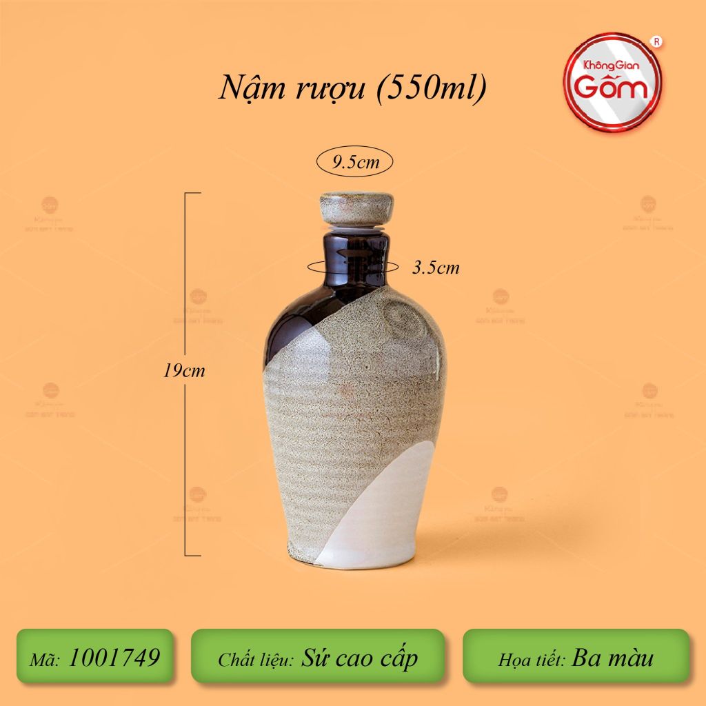 Bộ Bát Đĩa Bát Tràng Men Hỏa Biến Ba Màu