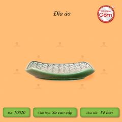Đĩa Ảo Men Xanh Ngọc Vẽ Bèo