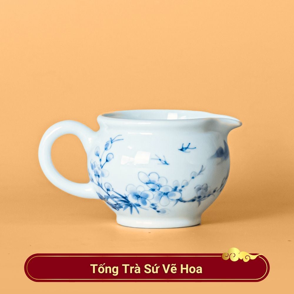 Tống Trà Sứ Vẽ Hoa