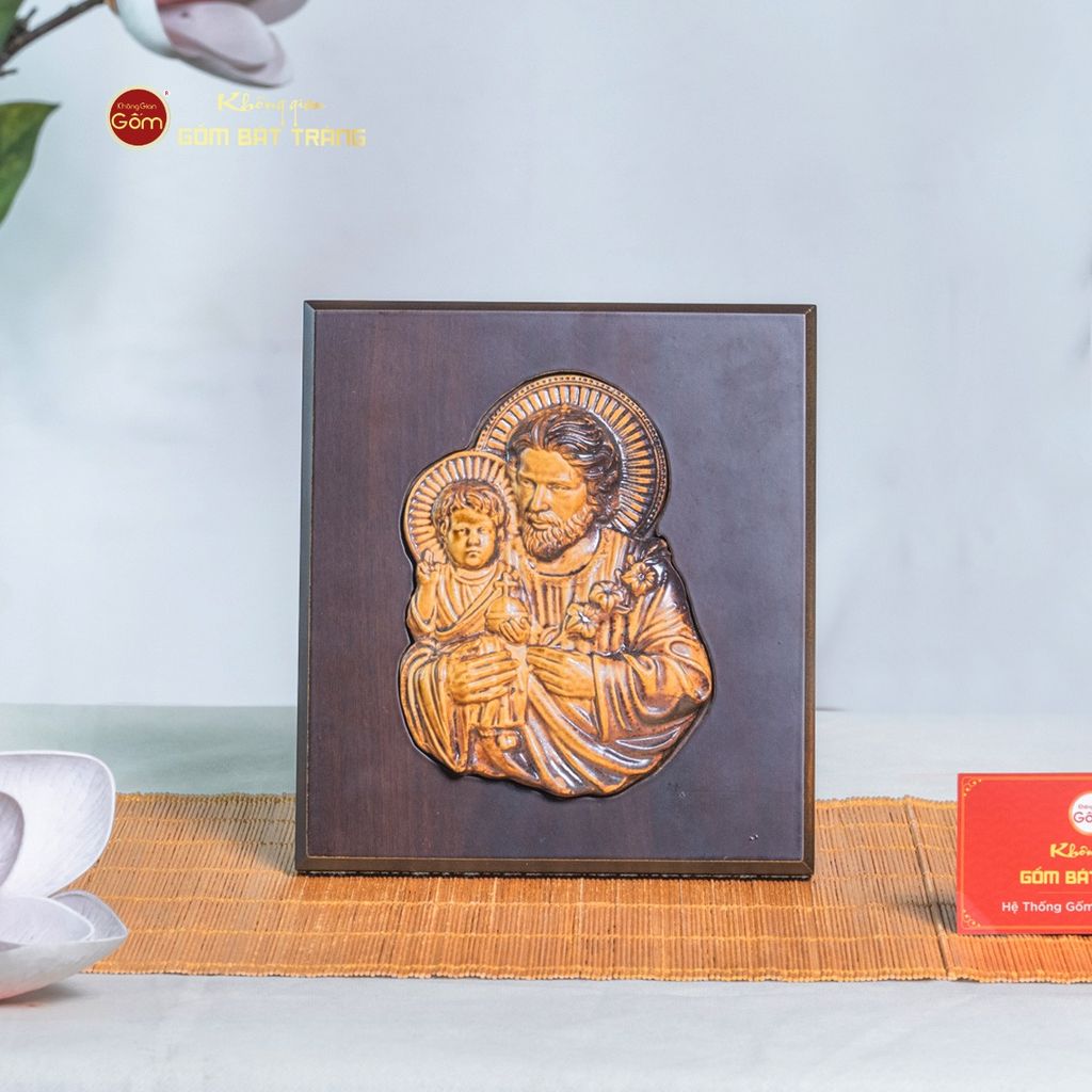 Tranh Công Giáo Thánh Giuse Bế Chúa