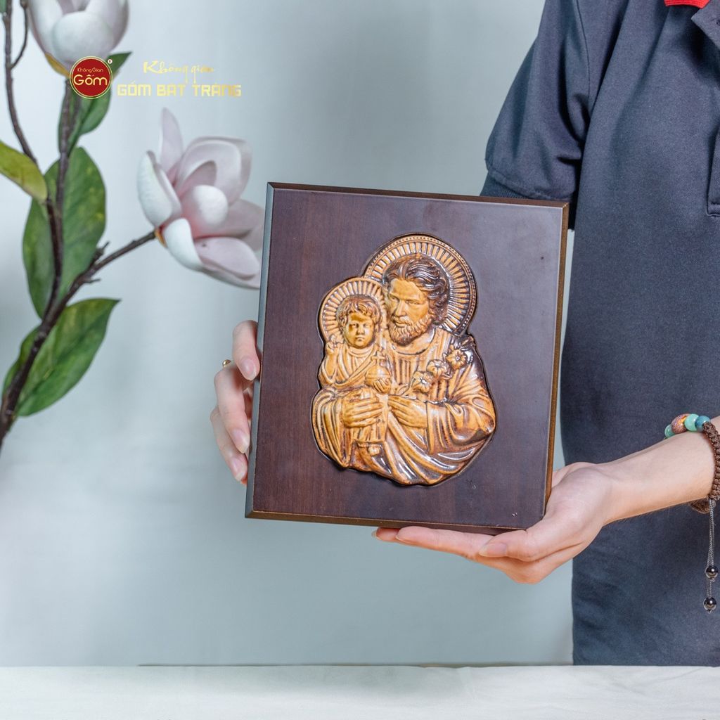 Tranh Công Giáo Thánh Giuse Bế Chúa