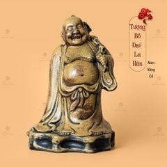 Bộ Tượng Thập Bát La Hán Men Vàng Cổ