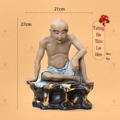 Bộ Tượng Thập Bát Lan Hán Men Rạn
