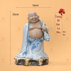 Bộ Tượng Thập Bát Lan Hán Men Rạn