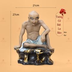 Bộ Tượng Thập Bát Lan Hán Men Rạn