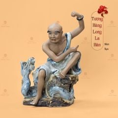 Bộ Tượng Thập Bát Lan Hán Men Rạn