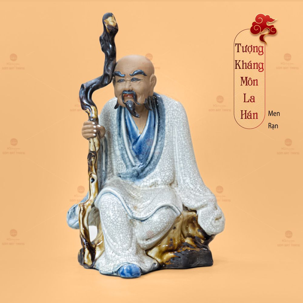 Bộ Tượng Thập Bát Lan Hán Men Rạn