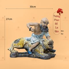 Bộ Tượng Thập Bát Lan Hán Men Rạn