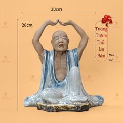Bộ Tượng Thập Bát Lan Hán Men Rạn