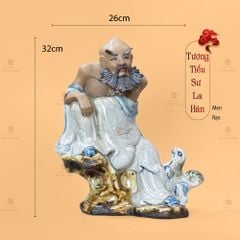 Bộ Tượng Thập Bát Lan Hán Men Rạn