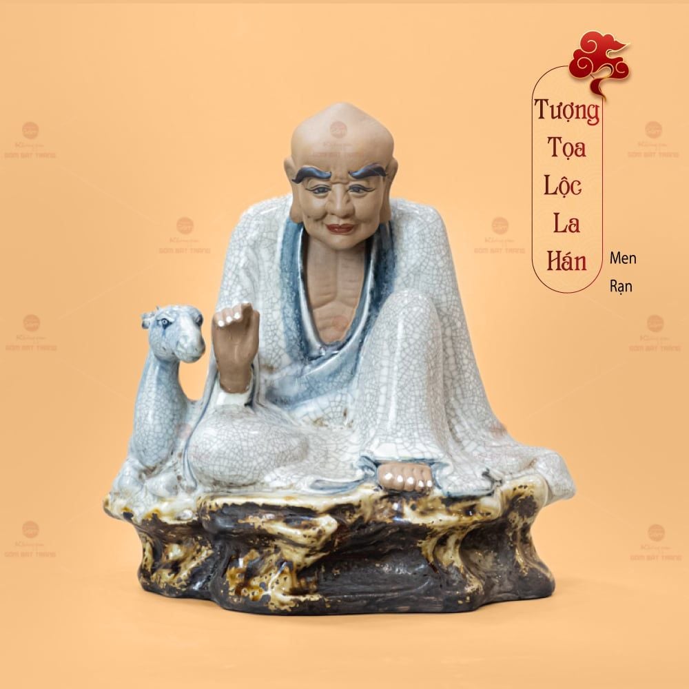 Bộ Tượng Thập Bát Lan Hán Men Rạn