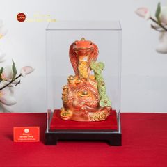 Tượng Linh Vật Ất Tỵ 2025 Vẽ Vàng