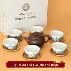 Bộ Ấm Chén An Thổ Túc (Chén sứ)