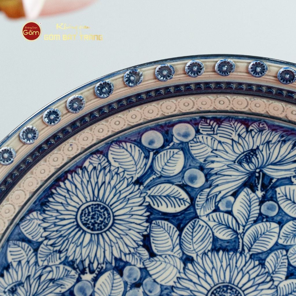 Đĩa Trưng Bày Bách Hoa Phú Quý