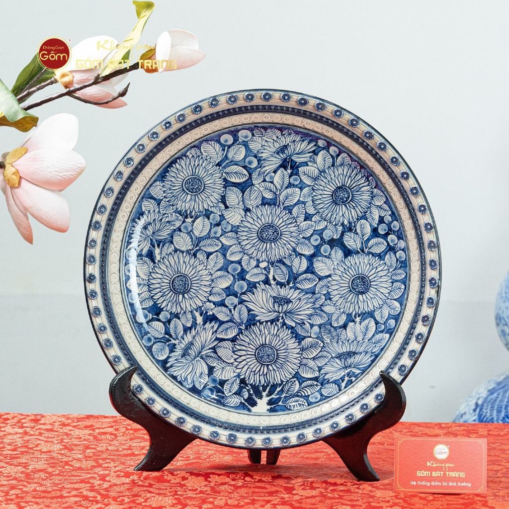 Đĩa Trưng Bày Bách Hoa Phú Quý
