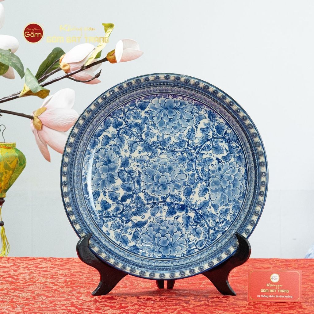 Đĩa Trưng Bày Liên Hoa Cát Tường