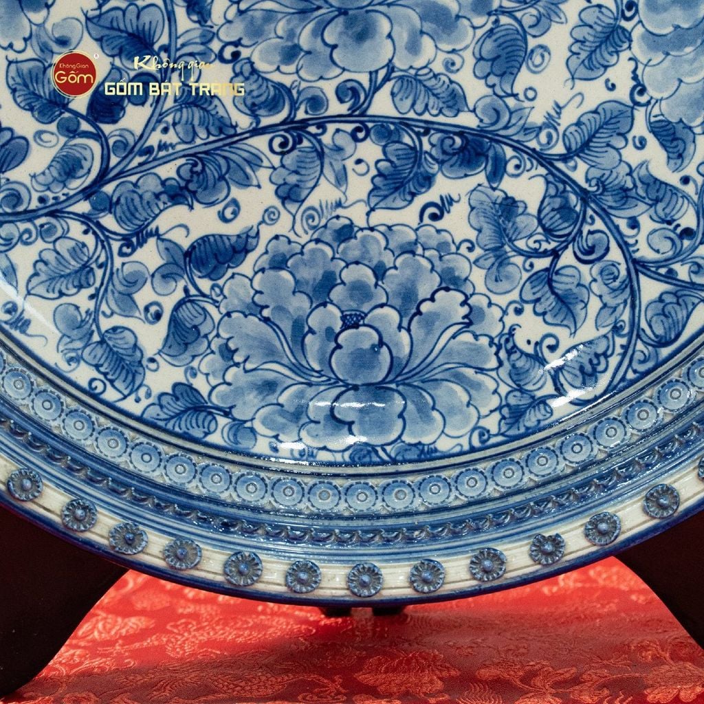 Đĩa Trưng Bày Liên Hoa Cát Tường