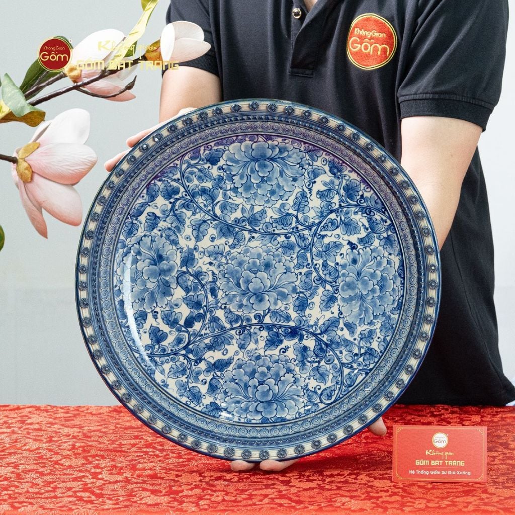 Đĩa Trưng Bày Liên Hoa Cát Tường