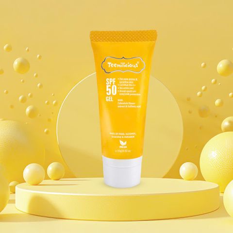 Kem Chống Nắng Teenilicious SPF 50 PA+++ Gel Mỏng Nhẹ Dành Cho Da Dầu Mụn Và Nhạy Cảm [Size mini]