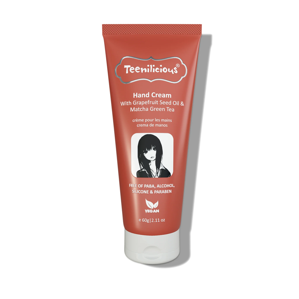 Kem Dưỡng Da Tay Chiết Xuất Bưởi Và Trà Xanh Teenilicious Hand Cream With Grapefruit Seed Oil & Matcha Green Tea 60g