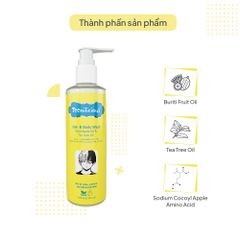 Sữa Tắm Gội Toàn Thân Chiết Xuất Buriti Và Tràm Trà Teenilicious Hair & Body Wash With Buriti Oil & Tea Tree Oil 200ml