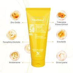 Kem Chống Nắng Mỏng Nhẹ Dành Cho Da Dầu Mụn Và Nhạy Cảm Teenilicious SPF 50 PA+++ Gel 75g