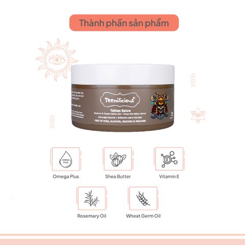 Kem Dưỡng Hình Xăm Teenilicious Tattoo Salvé 50g
