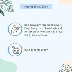 Bọt Vệ Sinh Nam Teenilicious Intimate Wash For Boys 50ml