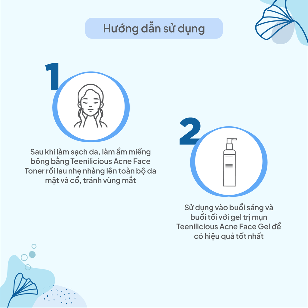 Nước Cân Bằng Dạng Xịt Teenilicious Acne Face Toner Dành Cho Da Mụn và Nhạy Cảm 100ml