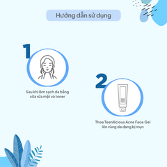Teenilicious Acne Face Gel Hỗ Trợ Giảm Mụn Dành Cho Da Dầu Mụn & Da Nhạy Cảm